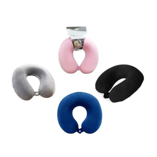 Υφασμάτινο Μαξιλάρι Αυχένα Ταξιδιού σε Σχήμα U - U-Shape Travel Pillow Neck Support