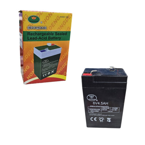 HONGDENG Επαναφορτιζόμενη Μπαταρία Μολύβδου 6V 4.5Ah - Rechargeable Lead-Acid Battery