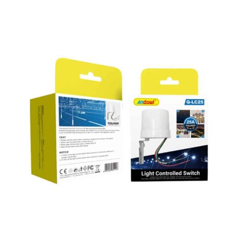 Andowl Διακόπτης Φωτοκυττάρου Ανίχνευσης Φωτός Q-LC25 25A DC24V– Light Controlled Switch