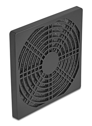 DELOCK σχάρα για 120mm ανεμιστήρα 67313 με φίλτρο σκόνης, πλαστική, μαύρη