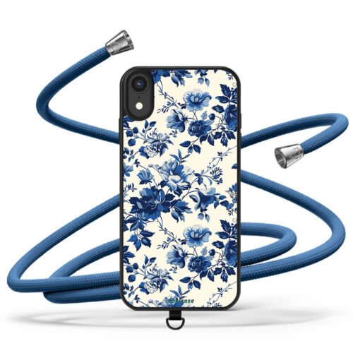 Θήκη Xiaomi για Όλα τα μοντέλα με Κορδόνι λαιμού & σχέδιο Cadet Flowers (Κωδ:2005)