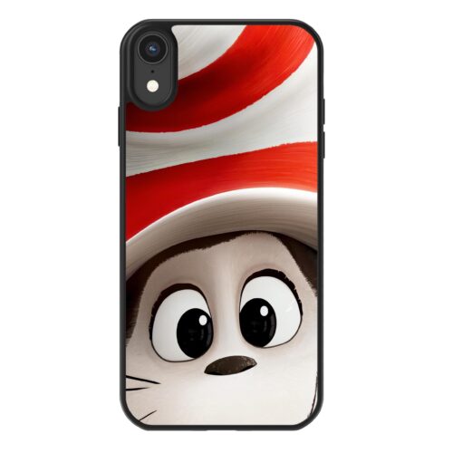 Θήκη Samsung για Όλα τα μοντέλα Θήκη Σιλικόνης Με Σχέδιο Cat in Hat (Κωδ:1050)