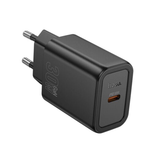 Hoco N62 wall charger Type C PD QC 30W black