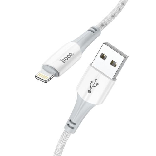 Hoco X70 cable USB A to Lightning 2,4A 1m white