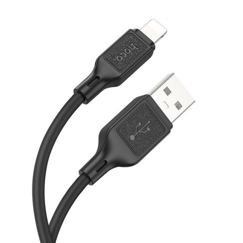 Hoco X90 cable USB A to Lightning 2,4A 1m black