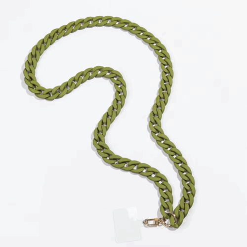 Λαδί ακρυλική Αλυσίδα λαιμού crossbody για  κινητό τηλέφωνο 120cm