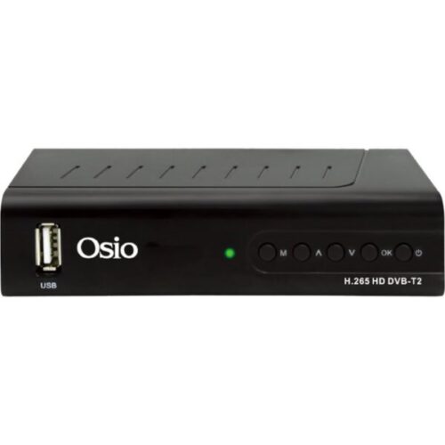 Osio OST-3540D DVB-T/T2 Full HD H.265 MPEG-4 Ψηφιακός δέκτης με USB