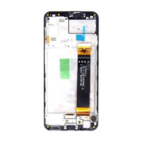 Samsung A235 Galaxy A23 - LCD display + Touch Unit + Front Cover Black (Service Pack)