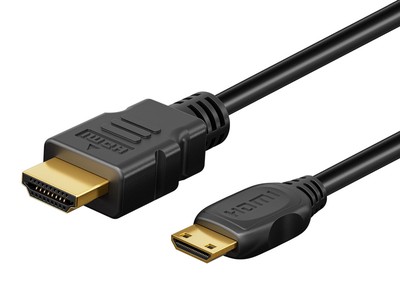 GOOBAY καλώδιο mini HDMI σε HDMI 74088 με Ethernet, 4K/60Hz, 10.2 Gbps, 5m, μαύρο