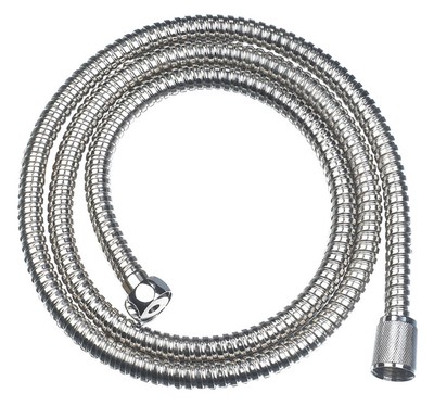 BRUNO σπιράλ ντους BRN-0243, ανοξείδωτο ατσάλι, 1.5m, ασημί