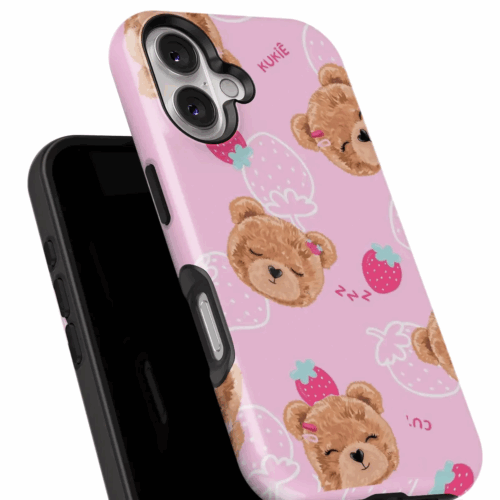 Θήκη iPhone για Όλα τα μοντέλα 3D Design Με Σχέδιο Sleepy Bears (Κωδ:1071)