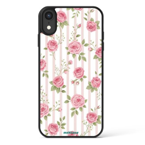 Θήκη iPhone για Όλα τα μοντέλα Με Σχέδιο Flowers and Stripes (Κωδ:1330)