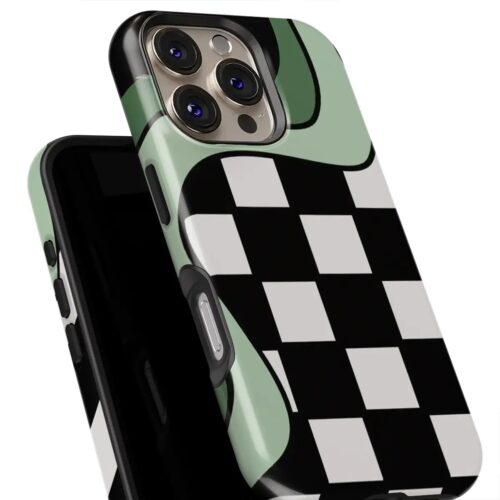 Θήκη Samsung για Όλα τα μοντέλα 3D Design Με Σχέδιο Wavy Checkerboard (Κωδ:1164)
