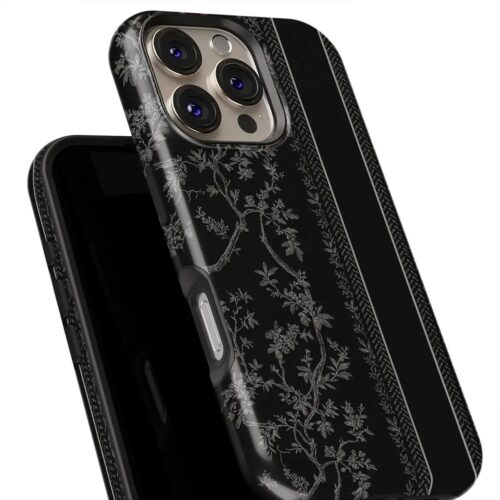 Θήκη Xiaomi για Όλα τα μοντέλα 3D Design Με Σχέδιο Elegant Floral Black (Κωδ:1158)