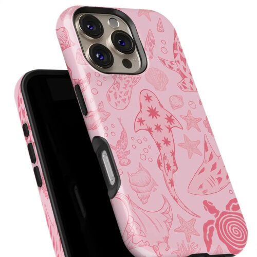Θήκη Xiaomi για Όλα τα μοντέλα 3D Design Με Σχέδιο Ocean Life Pink (Κωδ:1162)