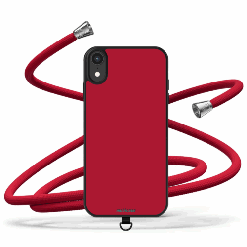 Θήκη Xiaomi για Όλα τα μοντέλα Θήκη με Κορδόνι λαιμού & Χρώμα Wine Red (Κωδ:2122)