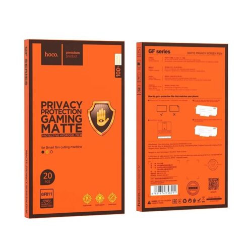 Hoco GF011 Manual alignment matte privacy screen film (20PCS)