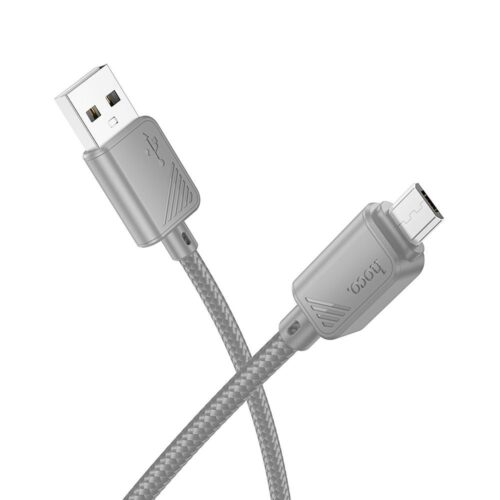 Hoco X113 Cable USB A to Micro USB 2,4A 1m gray