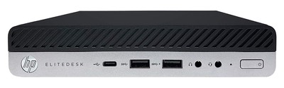 HP PC EliteDesk 800 G3 Micro, Refurbished Grade A Repainted, i5-7500T, 8/256GB M.2, FreeDOS