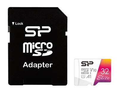 SILICON POWER κάρτα μνήμης microSDXC Elite, 32GB, C10 UHS-I U1 A1 V10