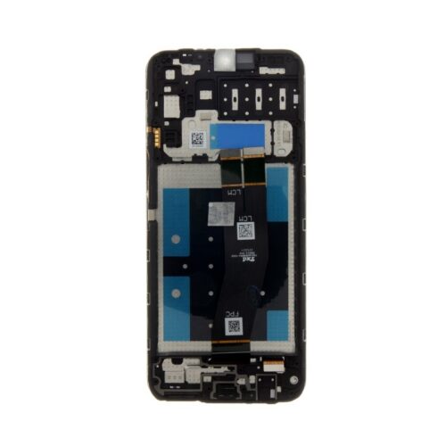 Samsung A145F Galaxy A14 4G - LCD display + Touch Unit + Front Cover Black (Service Pack)
