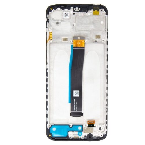 Xiaomi Redmi 10C - LCD Display + Touch Unit + Front Cover Black (Service Pack)