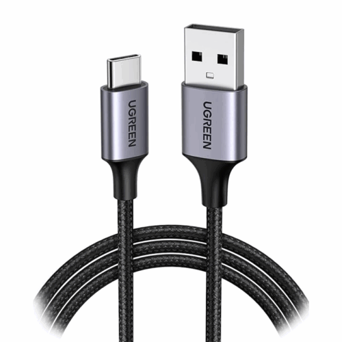 UGREEN Cable USB-A to USB-C, 0.5m, 3A, Nickel plating black - US288 / 60125