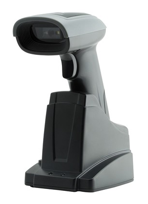 GTCODESTAR barcode scanner X-1901B με βάση, 1D & 2D, ενσύρματο & ασύρματο, Bluetooth, 2000mAh, μαύρο