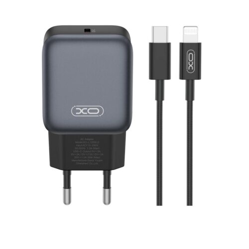 XO 220V 30W, USB-C + cable C-L, L155 /black/