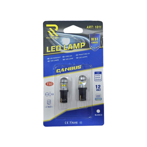 Rchang Λάμπα αυτοκινήτου 12V T10 6500K ART:1011 - Auto Car LED Lamp