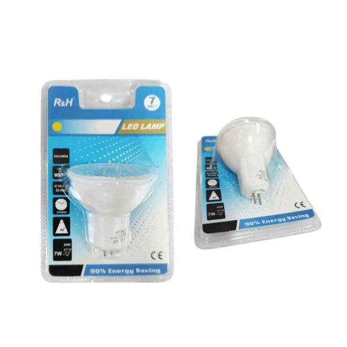 Λάμπα LED GU10 7W Θερμό Χρώμα 3000K – LED Bulb GU10