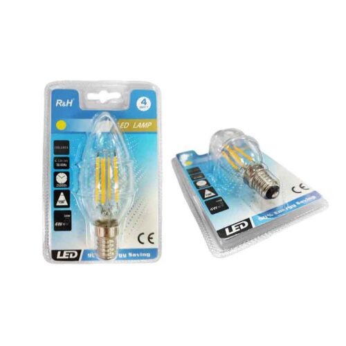 Λάμπα LED E14 4W 300lm – LED Bulb E14 4W 300lm