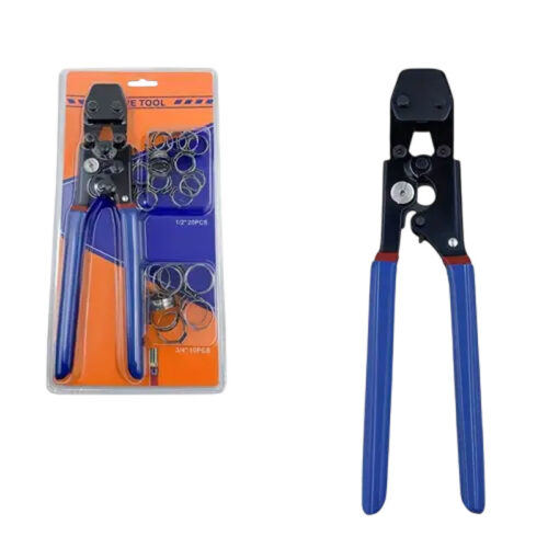 Εργαλείο Πρέσας για Σφιγκτήρες Σωλήνων με Σετ Δαχτυλιδιών - Pipe Crimping Tool