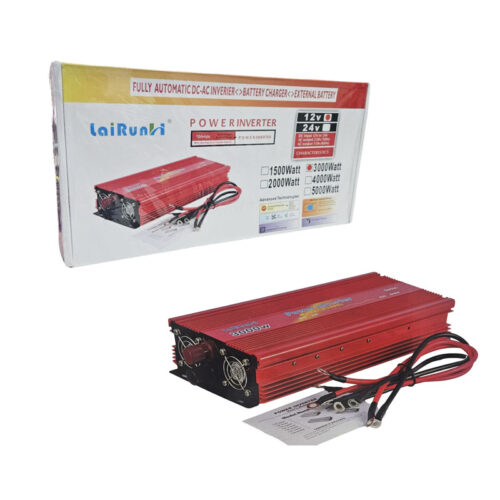 LaiRunH Inverter Αυτοκινήτου 3000W 12V – Power Inverter