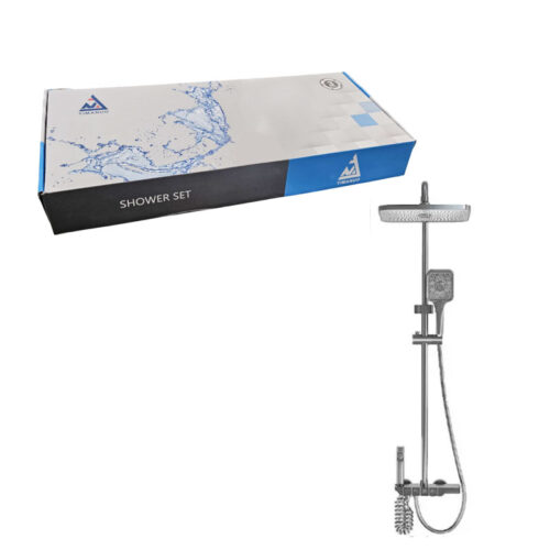 Yimanuo Ρυθμιζόμενη Στήλη Ντουζ με Μπαταρία - Adjustable Shower Column with Faucet