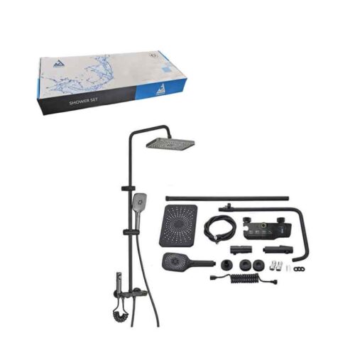 Yimanuo Ρυθμιζόμενη Στήλη Ντουζ με Μπαταρία - Adjustable Shower Column with Faucet