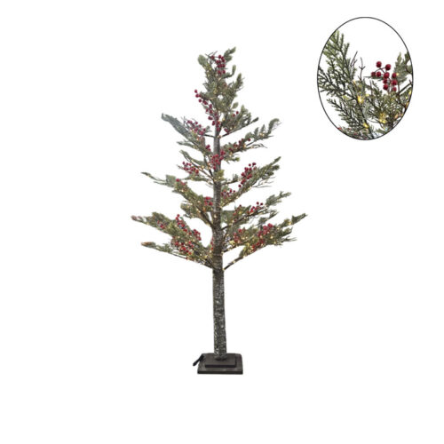 Χριστουγεννιάτικο Δέντρο με 565 LED Λαμπάκια και Διακοσμητικά Μούρα 150cm - Christmas Tree with 565 LED Lights