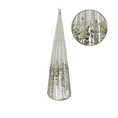 Φωτιζόμενο Διακοσμητικό Δεντράκι 60cm με Γκλίτερ - Illuminated Decorative Glitter Tree