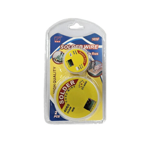 Σετ Καλώδιο Κολλήσεως με Flux 2 Τεμάχια 40/60 diam mm DT-4060 - Solder Wire + Rosin Flux