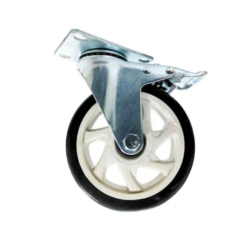 Ρόδα Επίπλου με Πέλμα και Φρένο 7cm - Furniture Caster Wheel with Plate and Brake 7cm