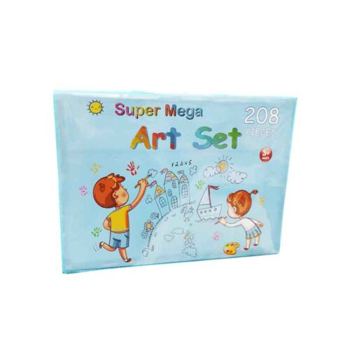 Σετ Ζωγραφικής 32.6x27.7cm 208τμχ - Super Mega Art Set