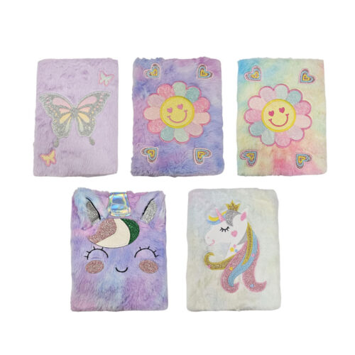 Τετράδιο Α5 με Χνουδωτό Εξώφυλλο - Notebook with Fluffy Cover