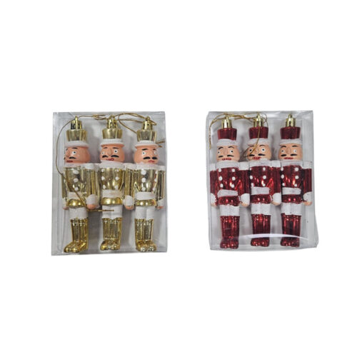 Χριστουγεννιάτικα στρατιωτάκια καρυοθραύστες 3τμχ - Christmas soldier deco 3pcs