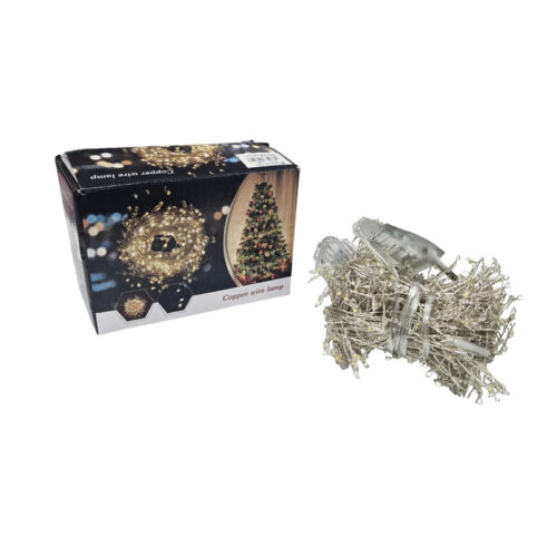 Χριστουγεννιάτικα Λαμπάκια Πρίζας LED Θερμό Χρώμα σε Κουλούρα με Τηλεχειριστήριο 500L 50m - Christmas atmosphere light string warm light