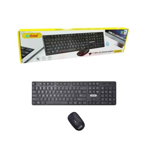 Andowl Ασύρματο Σετ Πληκτρολόγιο και Ποντίκι 2.4GHz Q-5003- Keyboard & Mouse