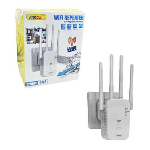 Andowl Επαναλήπτης WiFi 1200Mbps, Λειτουργίες AP/Repeater/Router Q-L69 - WiFi Repeater