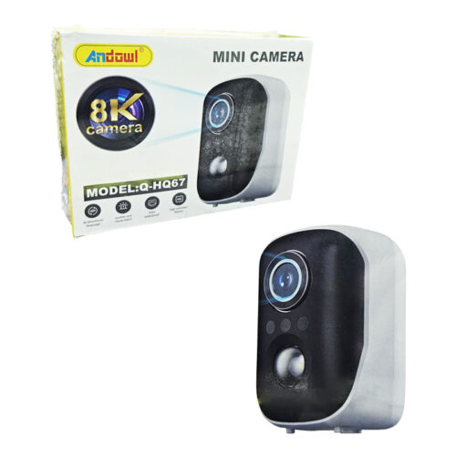 Andowl Ασύρματη Μίνι Κάμερα Wi-Fi 8K με Νυχτερινή Όραση και Ανίχνευση Κίνησης Q-HQ67 - Mini Camera