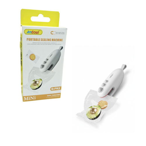 Andowl Φορητή Συσκευή Θερμοκόλλησης Σακουλών Mini Q-FK2 - Portable Bag Sealing Machine