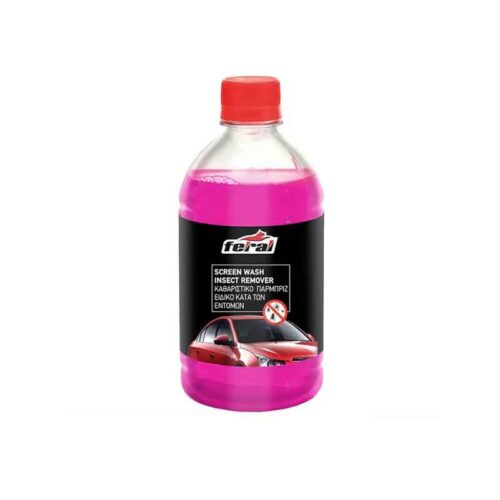 Feral Καθαριστικό Παρμπρίζ Ειδικό Κατά των Εντόμων 500ml - Screen Wash Insect Remover
