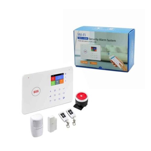 Wi-Fi + GSM Σύστημα Συναγερμού Ασφαλείας με Οθόνη Αφής & Τηλεχειριστήρια - Security alarm system